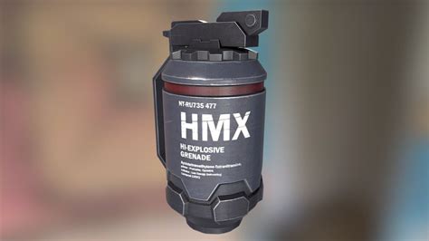 HMX Hi-Explosive Grenade - 3D model by Billy Jackman (@billyjackman3d) [c132690] - Sketchfab