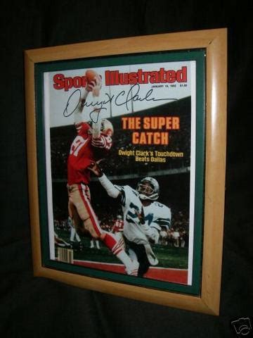 Dwight Clark autograph 1982 catch Sports Illustrated | #19174122