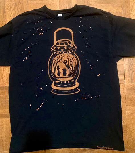 Hand Bleach Painted the Beast Lantern Otgw Custom Cotton Shirt - Etsy