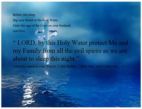 Prayer Holy Water | PDF