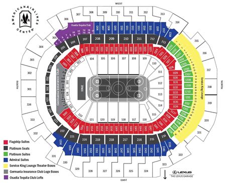 American Airlines Arena Seating Map Dallas | Cabinets Matttroy