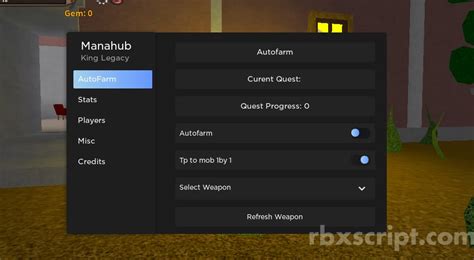 King Legacy [UPDATE HUB BEST] Scripts | RbxScript