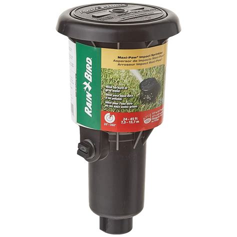 Rain Bird AG-5 All Gallonage Pop-Up Impact Sprinkler, Adjustable 0 ...