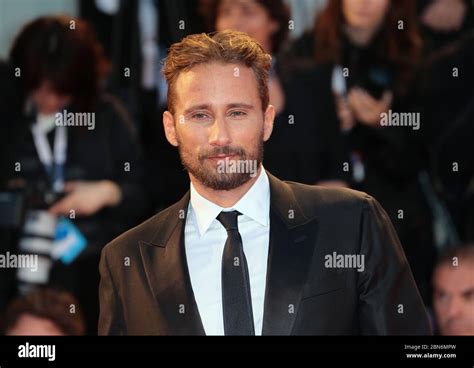 VENICE, ITALY - SEPTEMBER 05: Matthias Schoenaerts attends a premiere for 'A Danish Girl' during ...