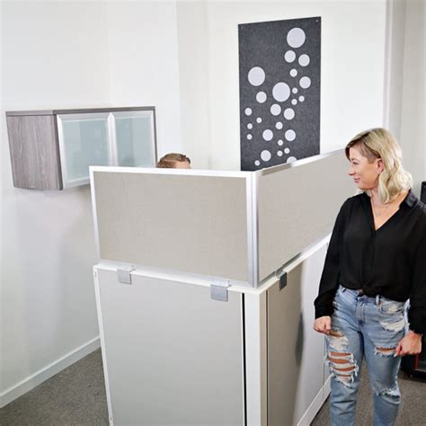 OBEX Acoustical Cubicle Mounted Privacy Panel with Small Bracket | Wayfair