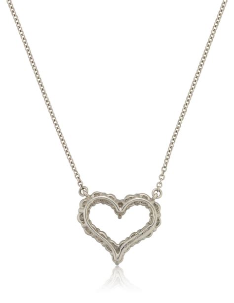 TIFFANY & CO. PLATINUM AND DIAMOND HEART NECKLACE, | Christie’s