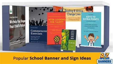 Popular School Banner and Sign Ideas | AZ Banners