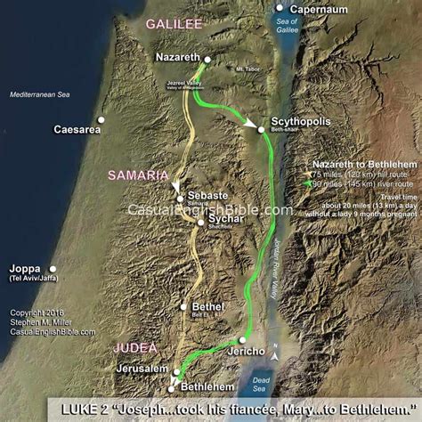 Biblical Nazareth Map