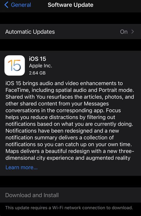 Download And Install iOS 15 Without WiFi, With Cellular Data - Insider ...