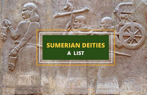 11 Major Sumerian Gods and Goddesses (with Their Power)