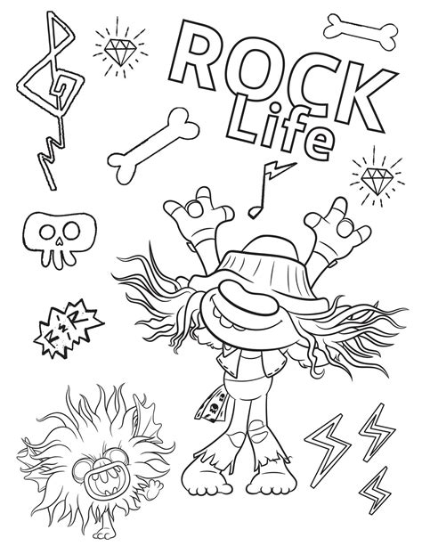 Trolls World Tour coloring pages - YouLoveIt.com