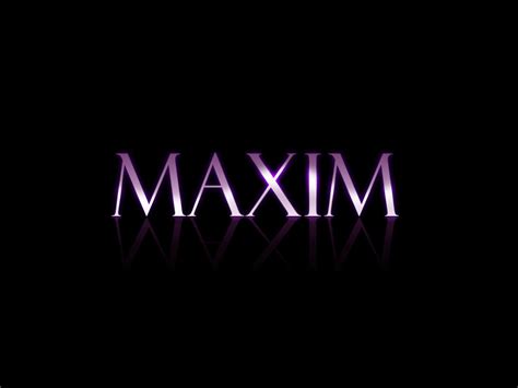 MAXIM Logo by Rees914 on DeviantArt