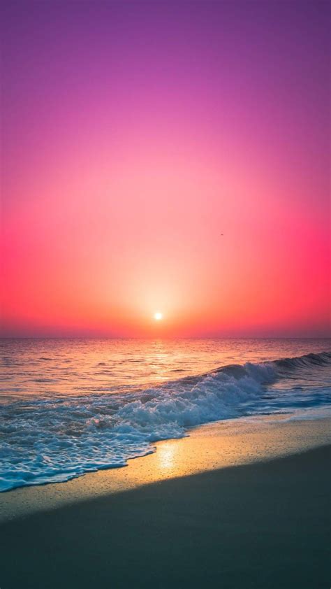 Sunset beach | Night sky wallpaper, Beach wallpaper, Sunset