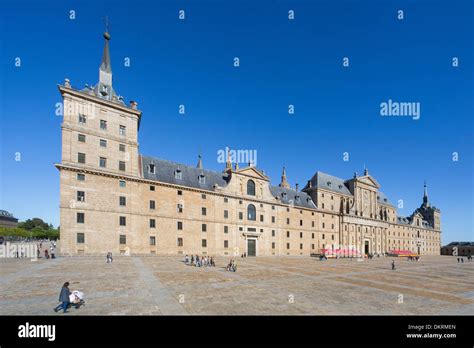 world heritage El Escorial Monastery Escorial architecture city entrance landscape main Spain ...