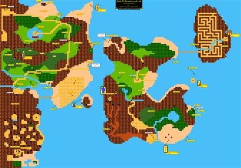 File:Legend of Zelda 2, The - Adventure of Link, The - NES - Map ...