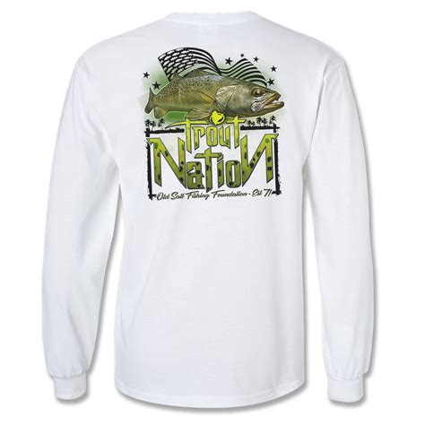 Trout Nation Long Sleeve Fishing T-Shirt - Old Salt Store