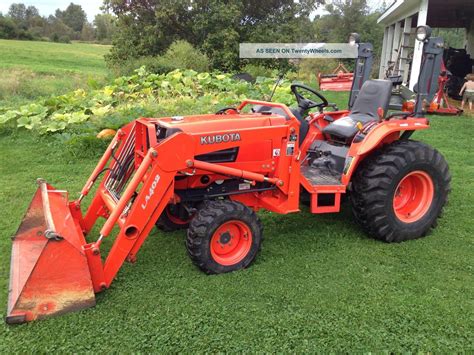 2006 Kubota B7800 30hp Compact Tractor W/plow And Chains