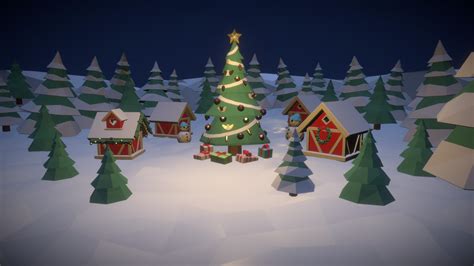 Christmas Village - Buy Royalty Free 3D model by RunemarkStudio ...