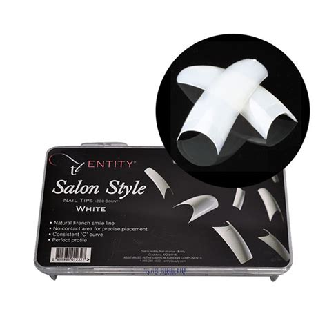 Entity Salon Style Nail Tips - White (200ct)