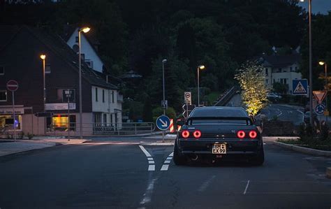 black vehicle, Nissan, skyline, Nissan Skyline R32, Nissan GT-R R32 HD ...