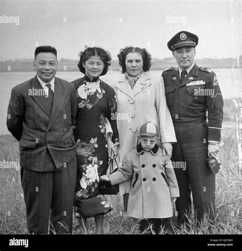 Chiang Ching kuo Chiang Wei kuo families Taiwan 1950 Stock Photo - Alamy