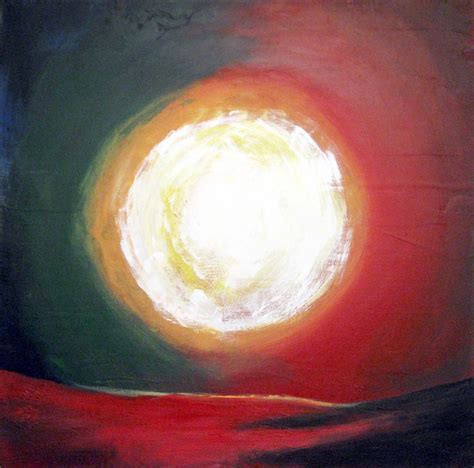 sun art abstract painting on big canvas A Moment of Sun | Abstract, Abstract landscape painting ...