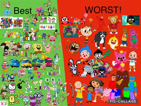 My Best and Worst Characters List by erick2k21 on DeviantArt