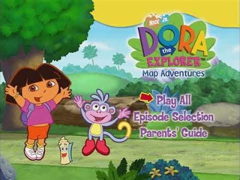 Dora the Explorer: Map Adventures - DVD Menu Walkthrough - YouTube