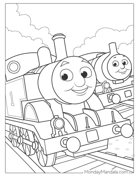 42 Thomas & Friends Coloring Pages (Free PDF Printables)