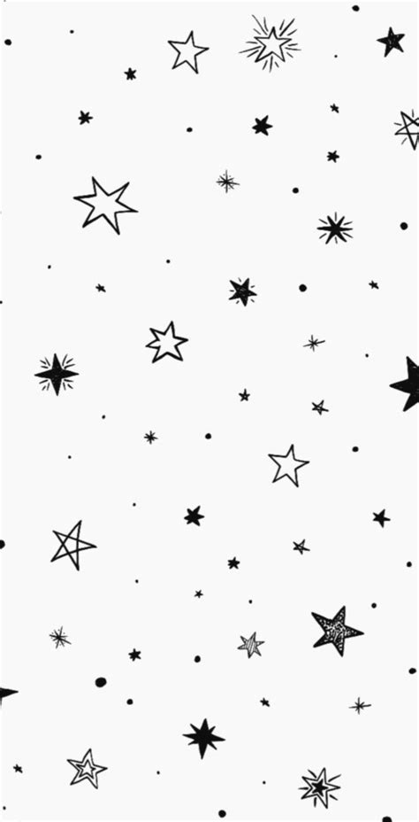 #aestheticwallpaper #stars | Star wallpaper, Space iphone wallpaper, Black and white stars