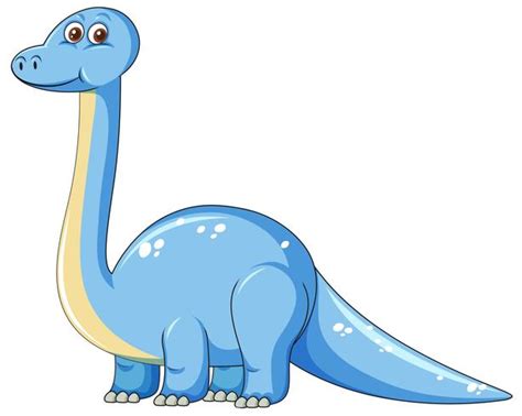 Cute blue dinosaur character 418348 Vector Art at Vecteezy