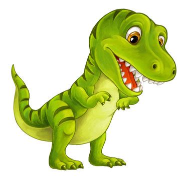 Cute Tyrannosaurus Rex Cartoon