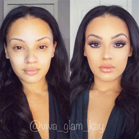 Contouring Makeup Before And After