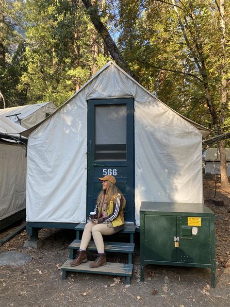 Staying at Curry Village Yosemite in a Canvas Tent - Glam Journey