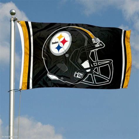 Pin by Sports Flags on NFL Flags | Banners | Pennants | New helmet, Pittsburgh steelers, Steelers