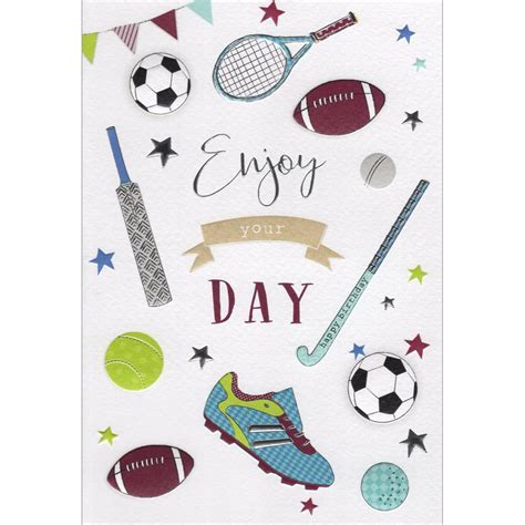 Free Printable Sports Birthday Cards - Printable Templates Free