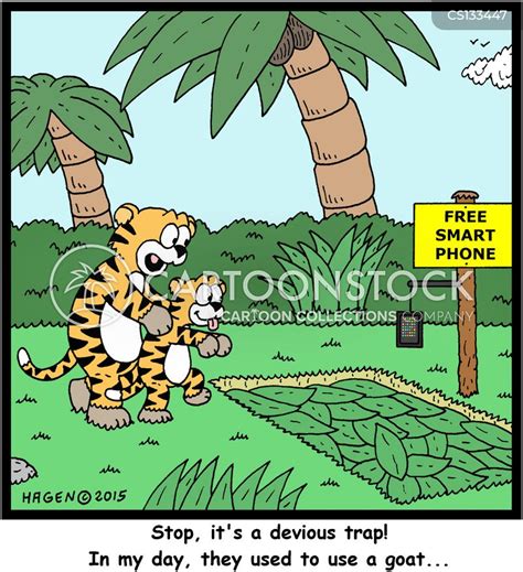 Pitfall Trap Cartoons and Comics - funny pictures from CartoonStock