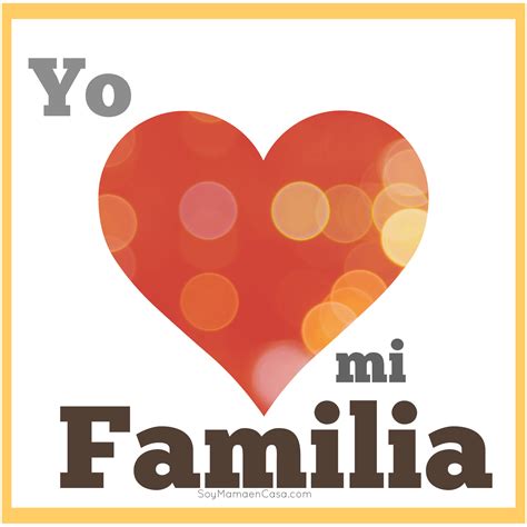 Yo amo a mi familia #graficos #love http://soymamaencasa.com Familia Quotes, Love Wallpaper ...