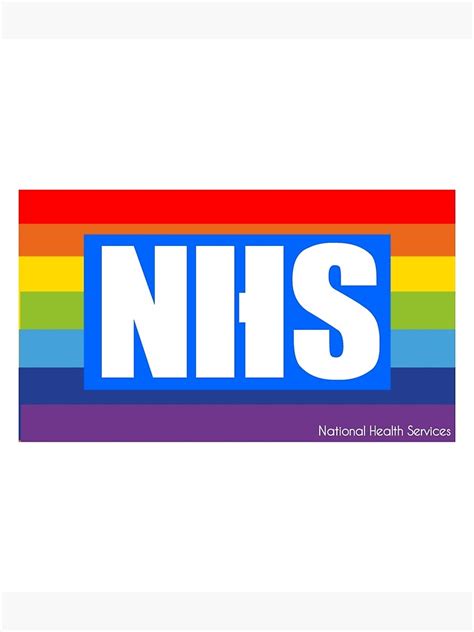 "National Health Service rainbow logo nhs" Poster for Sale by mushtaq105 | Redbubble