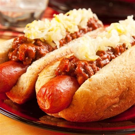 Chili Dogs With Sauerkraut Recipe