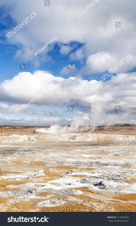 Volcanic Desert Landscape In Iceland Near Akureyri Stock Photo 153448970 : Shutterstock