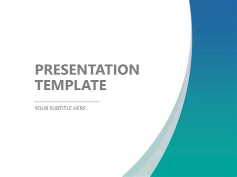 Green Gradient Background PowerPoint Template | Powerpoint templates, Background powerpoint ...