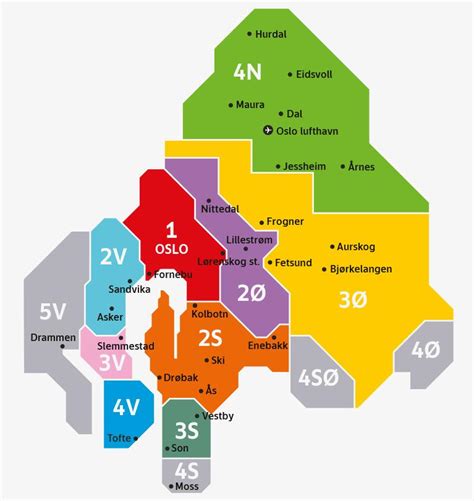 Oslo Zone Map