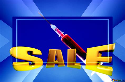 Download free picture Syringe with blood Medicine Sales promotion 3d Gold letters sale ...