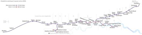 Elizabeth Line Map 2023 - PDF And Downloadable - Winterville