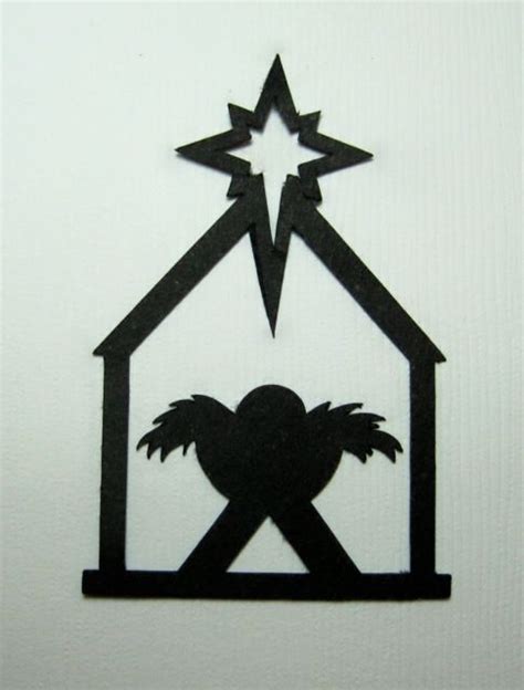 Nativity Scene Silhouette x 8 - Christmas - Manger | Pyssel, Trädgård