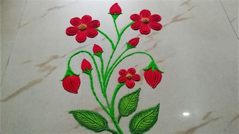 Simple Flower Rangoli Drawing - Home Alqu