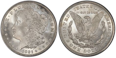 Images of Morgan Dollar 1921 $1 Morgan - PCGS CoinFacts