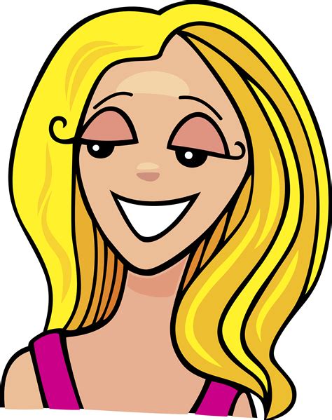 Blonde Hair Cartoon Character