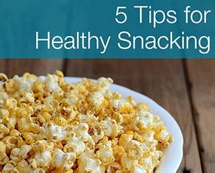 5 Tips for Healthy Snacking - 5 Minutes for Mom